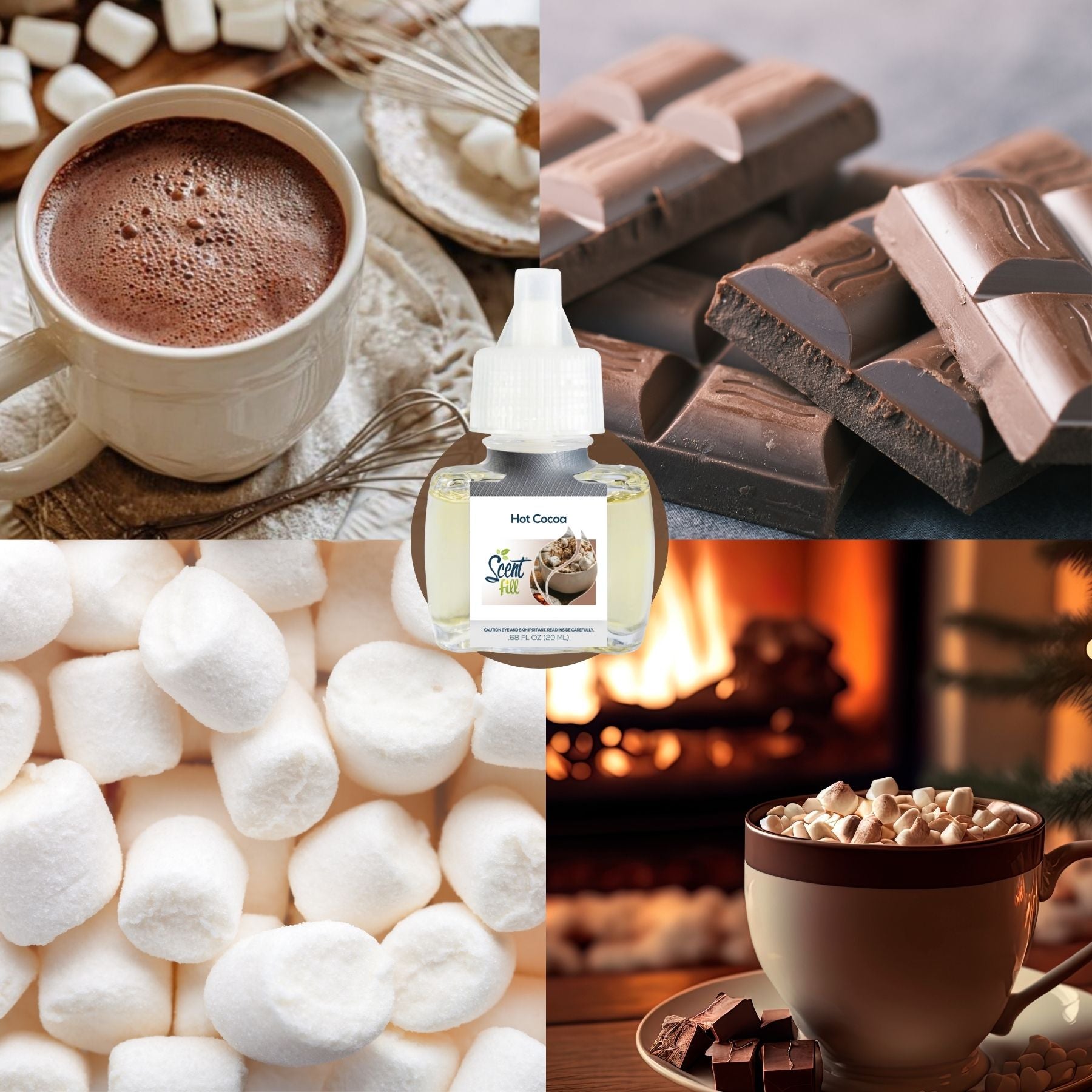 NEW! Hot Cocoa Plug in Air Freshener Refill
