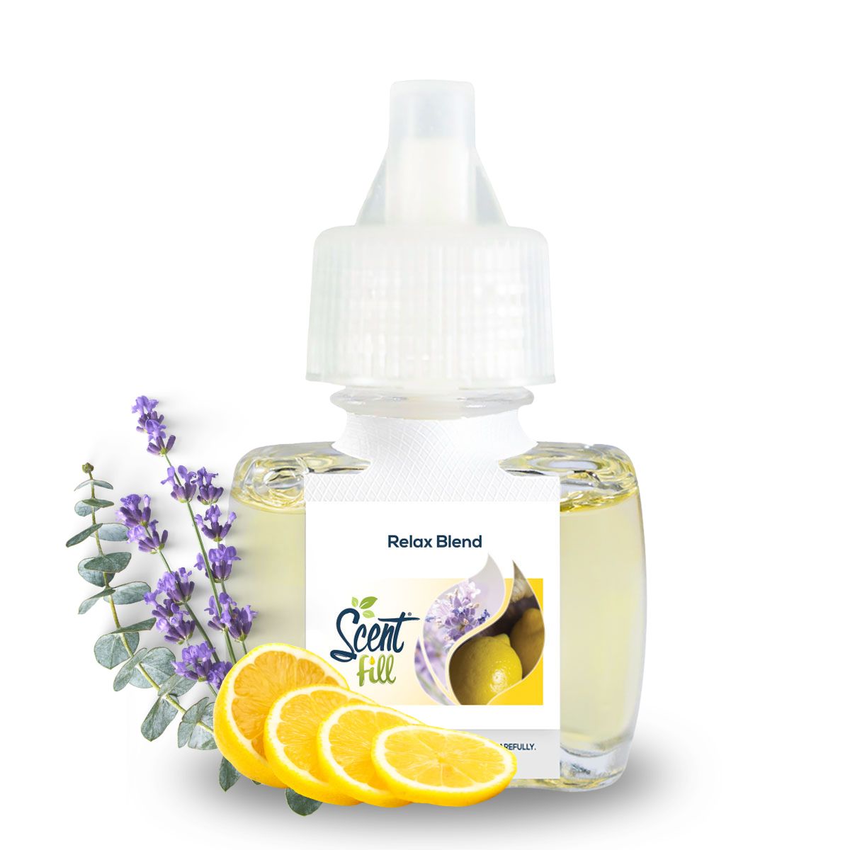 Scent Fill Relax Blend Plug in Air Freshener, 4 Scented Oil Refills Scent Fill Relax Blend Plug in Air Freshener, 4 Scented Oil Refills