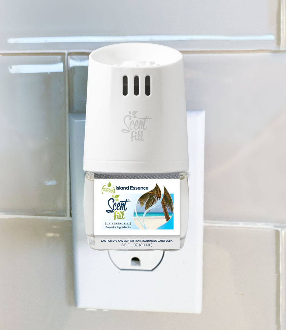 Natural oil plug in refills plugged into the warmer outlet