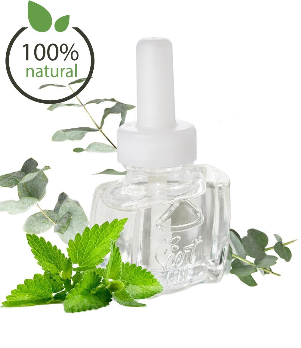 100% Natural Eucalyptus Spearmint Plug in Refill Air Freshener - Fits Air Wick® and more