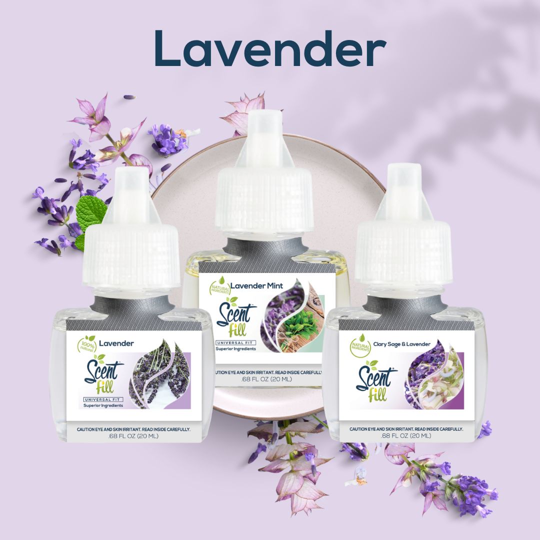 Lavender Plug in Air Freshener Refills - 100% Natural Options