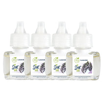 100% Natural Lavender Essential Oil Plug in Air Freshener Refills, 4 Pack