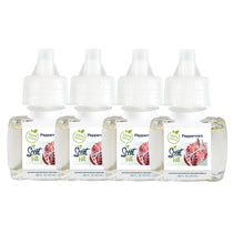 100% Natural Peppermint Plug in Air Freshener Refills, 4 Pack