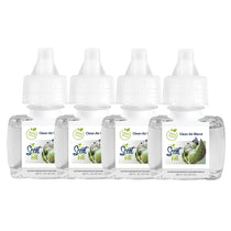 100% Natural Clean Air Blend Plug in Air Freshener Refills, 4 Pack