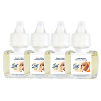 Sweet & Spicy Cinnamon Nutmeg Plug in Air Freshener Refills, 4 Pack