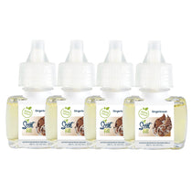 100% Natural Gingerbread Plug in Air Freshener Refills, 4 Pack