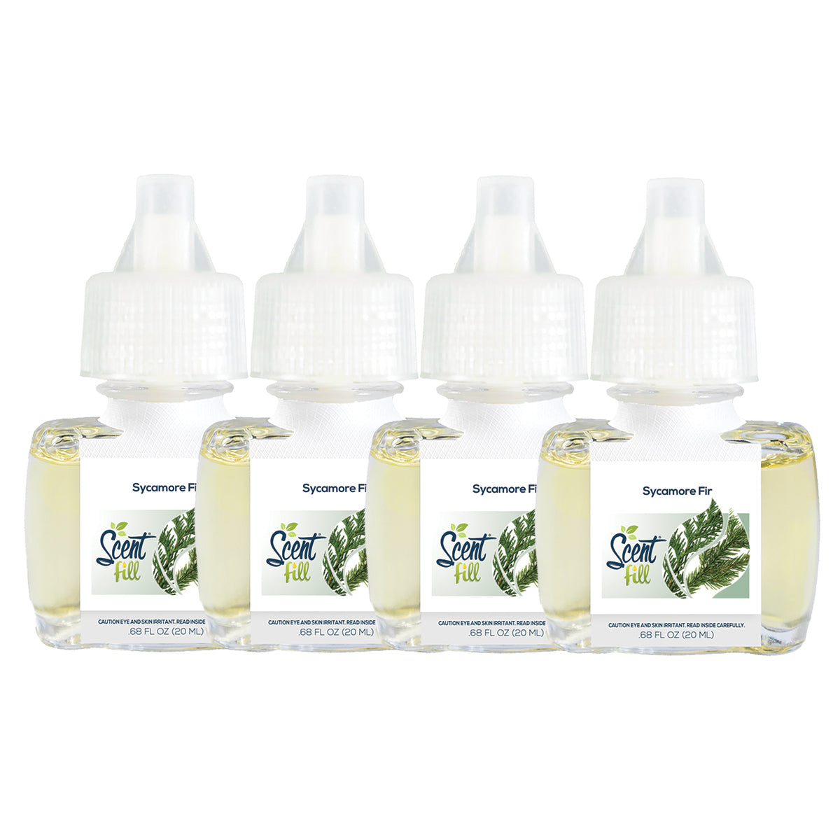 Sycamore Fir Plug in Air Freshener Refills, 4 Pack