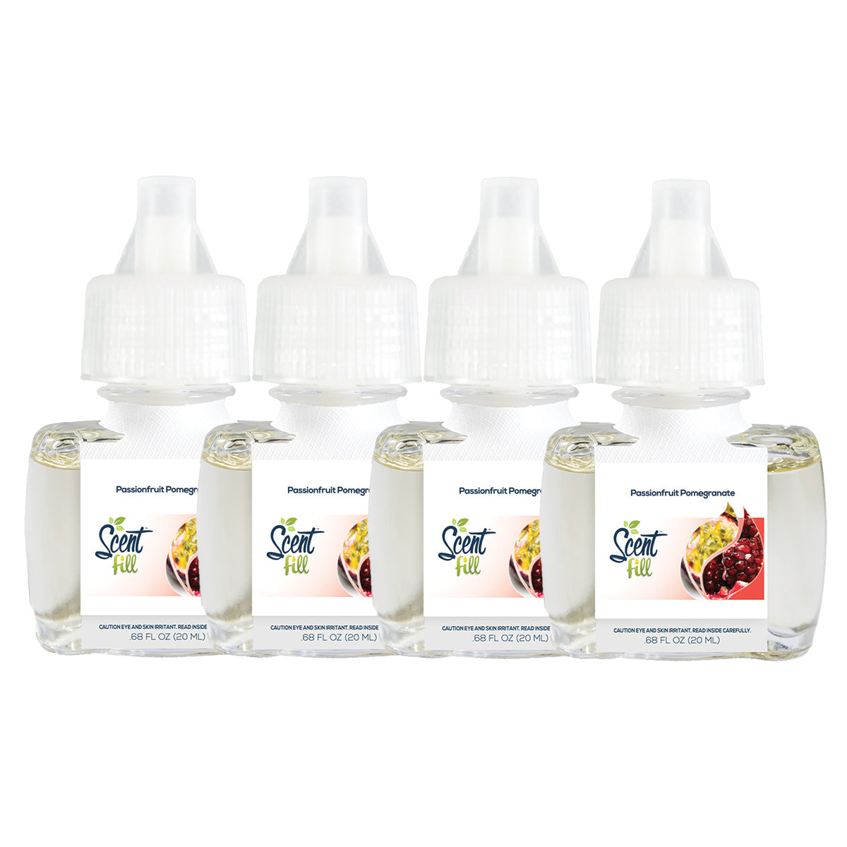 Passionfruit Pomegranate Plug in Air Freshener Refills, 4 Pack