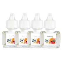 Cranberry Plum Plug in Air Freshener Refills, 4 Pack