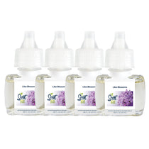 Lilac Blossoms Plug in Air Freshener Refills, 4 Pack