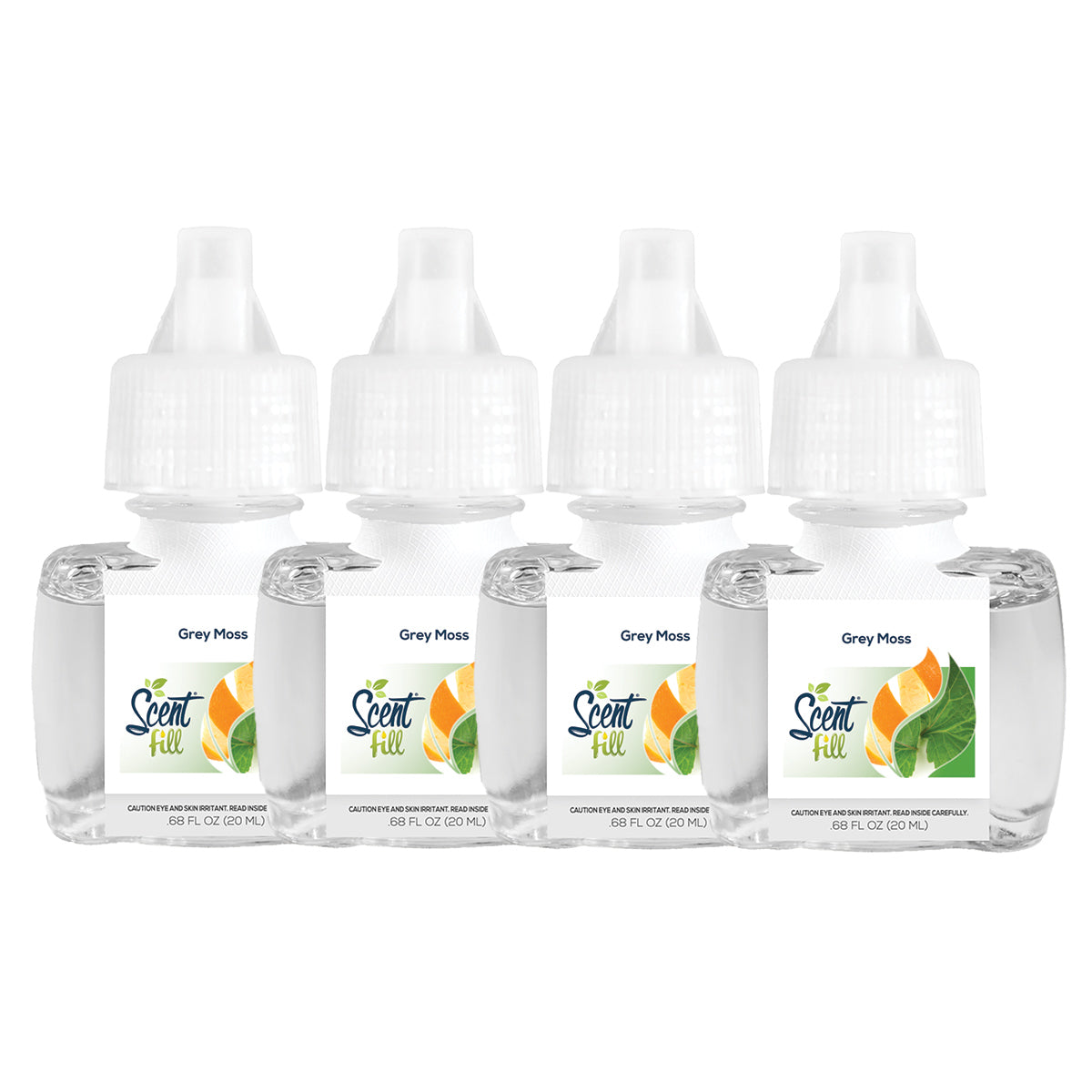 Grey Moss Plug in Air Freshener Refills, 4 Pack