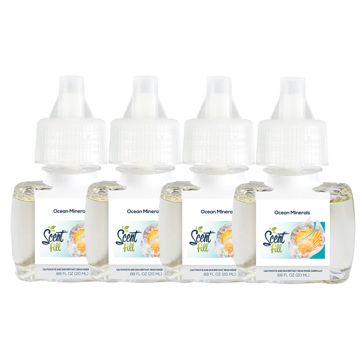 Ocean Minerals Plug in Air Freshener Refills, 4 Pack