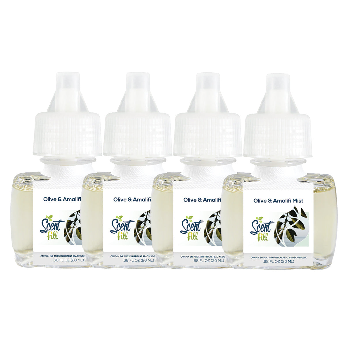 Olive & Amalfi Mist Plug in Air Freshener Refills, 4 Pack