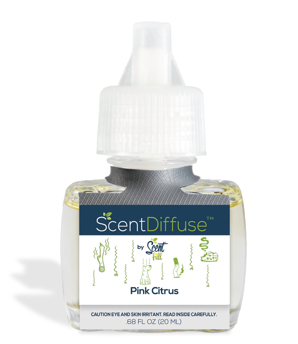 ScentDiffuse by Scent Fill Pink Citrus Malodor remover air freshener plug in