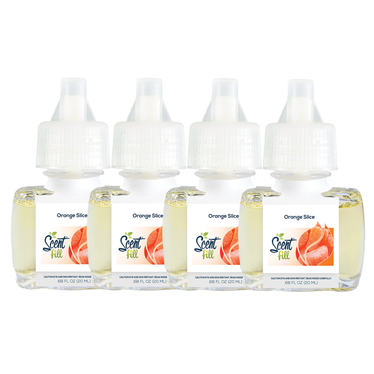 Orange Slice Plug in Air Freshener Refills,4 Pack