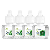 100% Natural Green Tea Plug in Air Freshener Refills, 4 Pack