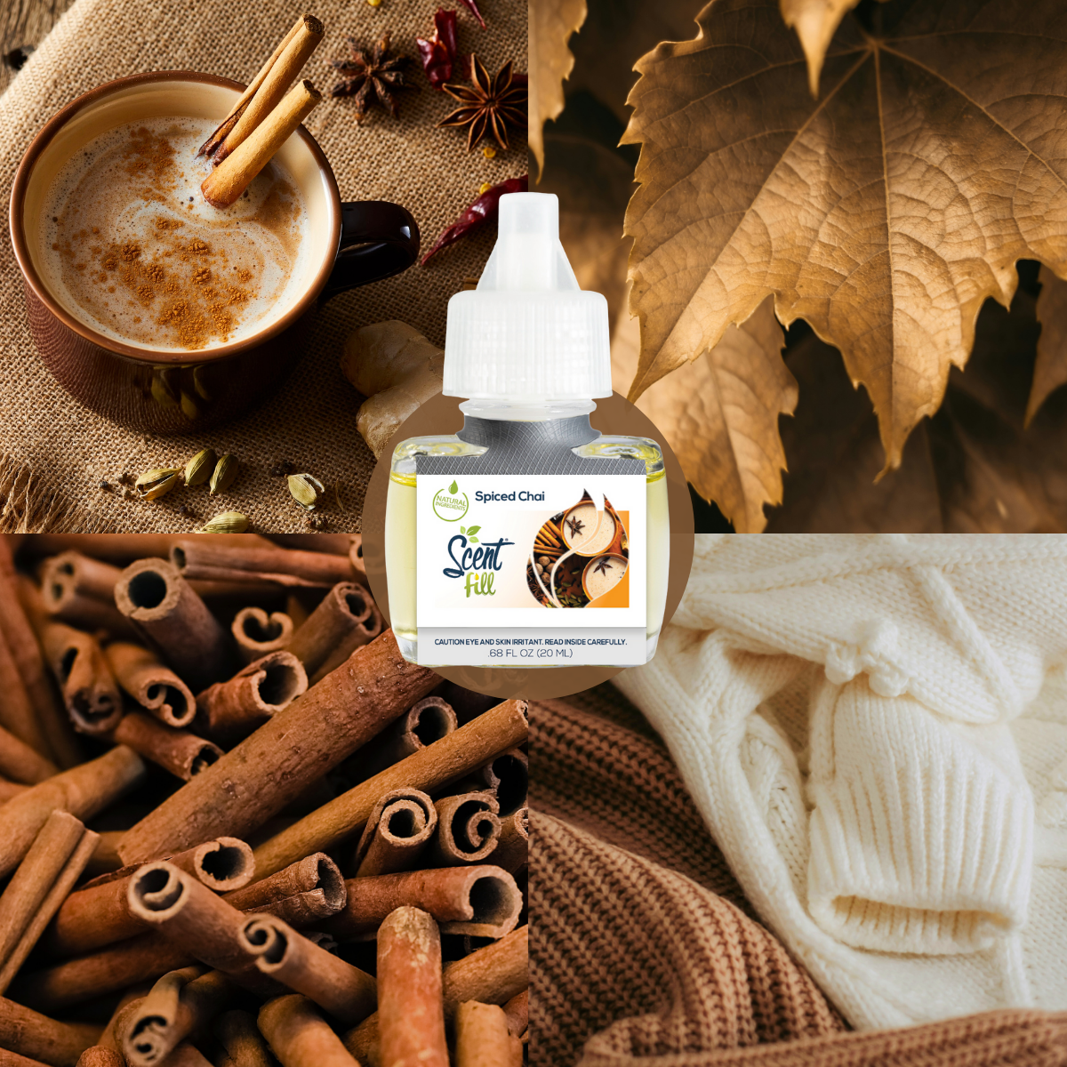 Spiced Chai Plug in Air Freshener Refill