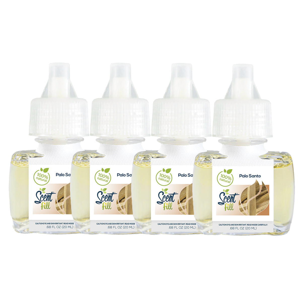 100% Natural Palo Santo Plug in Air Freshener Refills, 4 Pack