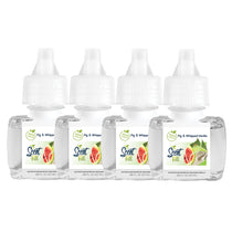 100% Natural Fig & Whipped Vanilla Plug in Air Freshener Refills, 4 Pack