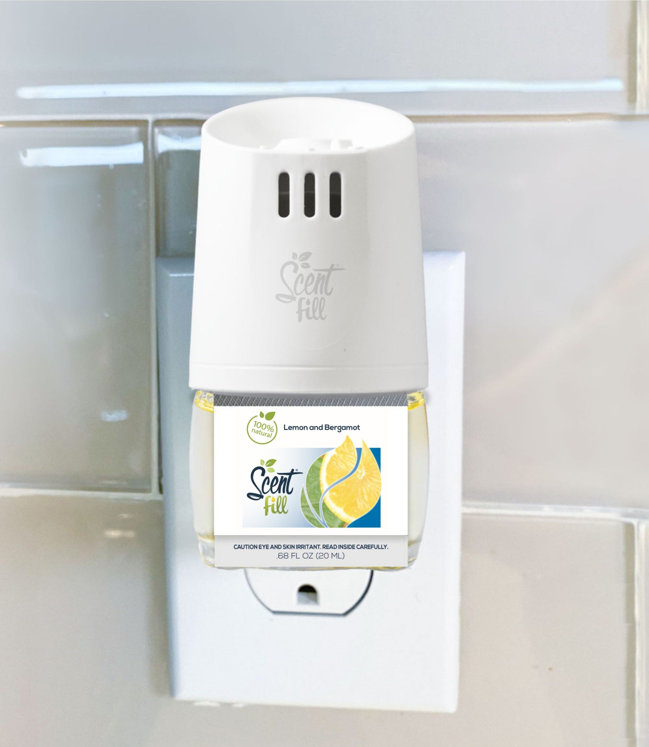 NEW! 100% Natural Lemon & Bergamot Plug in Air Freshener Refill