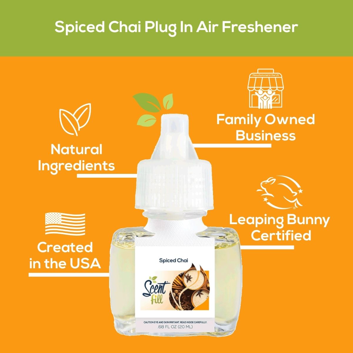 Spiced Chai Plug in Air Freshener Refill