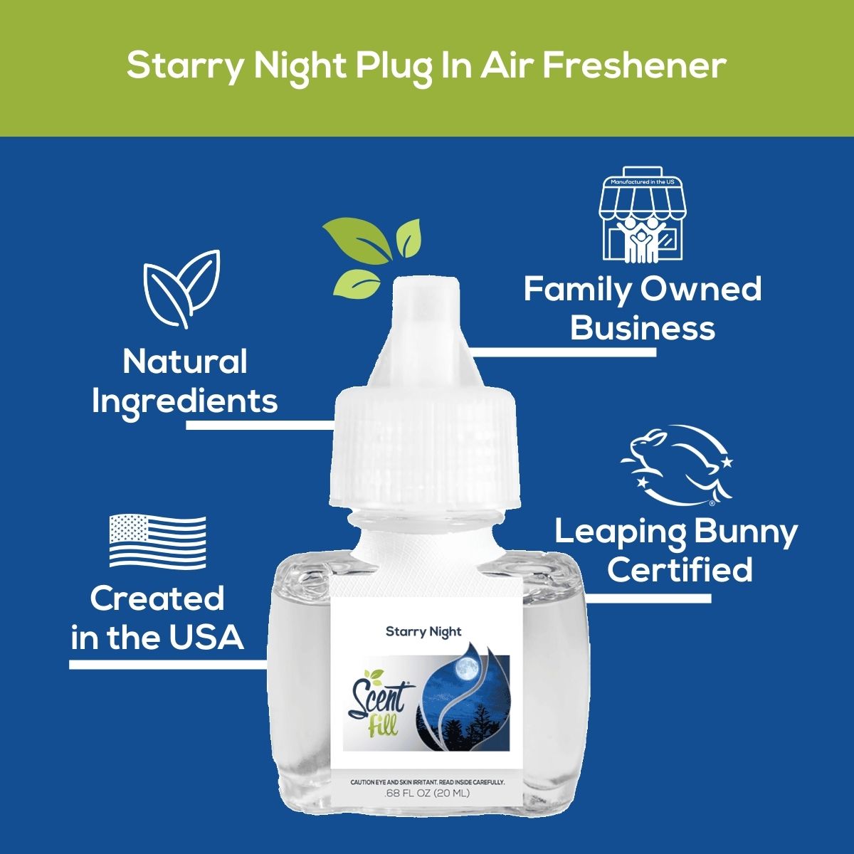 Starry Night Plug in Air Freshener Refill