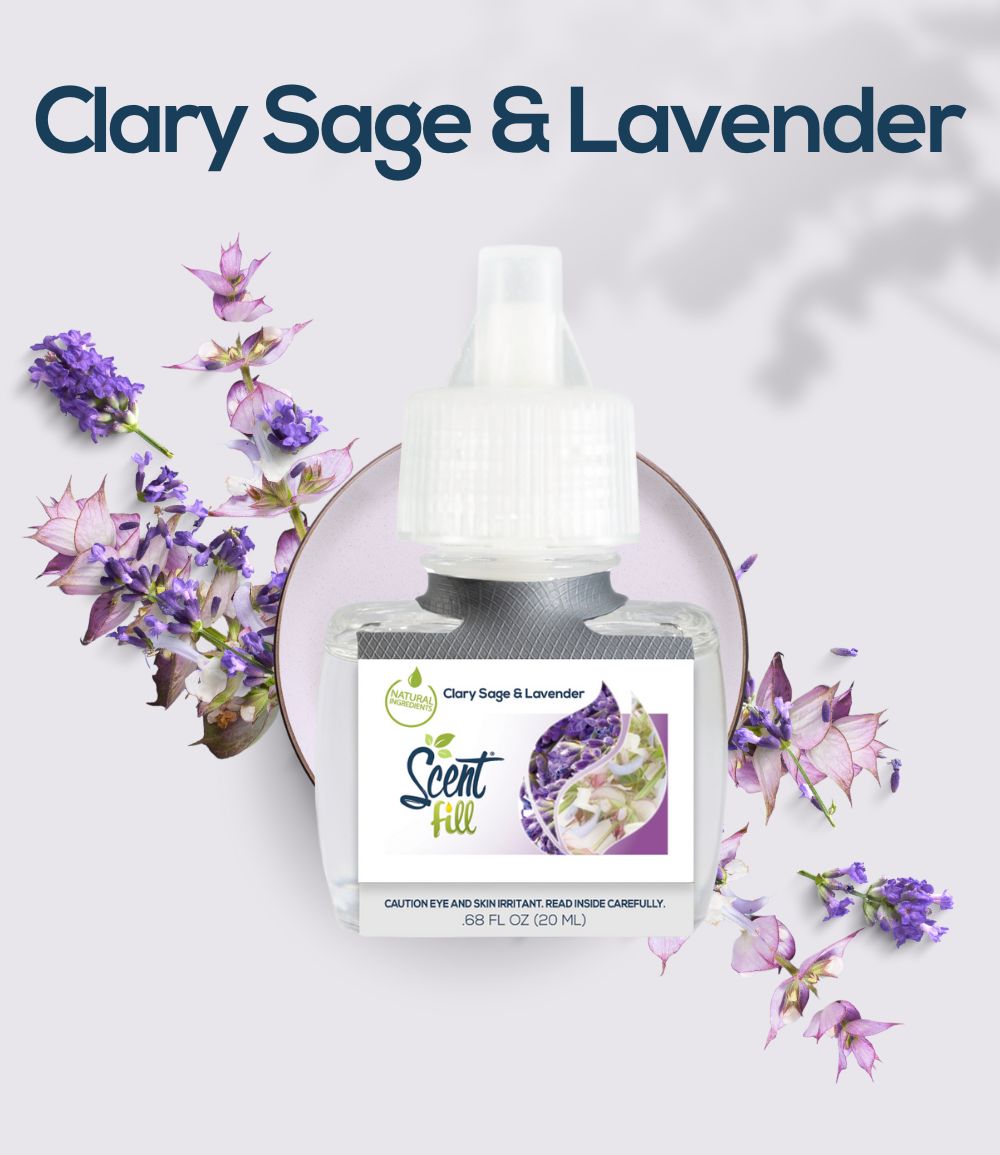 Natural Home Fragrance Option Plug-in Air Freshener Clary Sage and Lavender