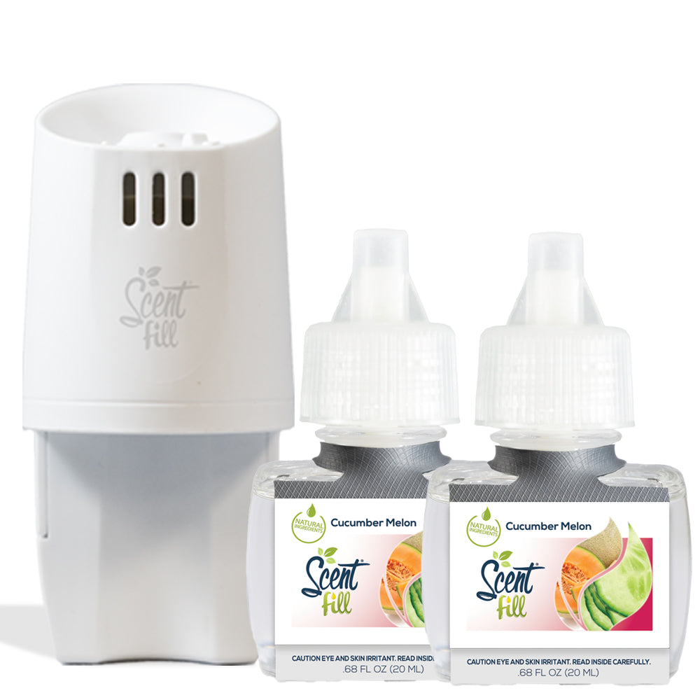 Cucumber Melon Plug in Refill starter kit 2 refills and a diffuser