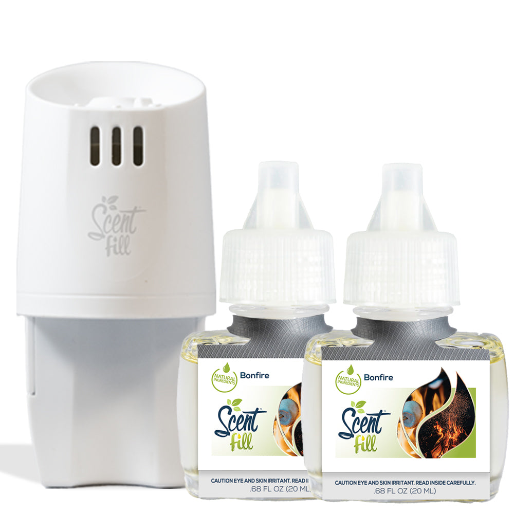 Natural Plug In Refill Bonfire Starter Kit 2 refills and a warmer