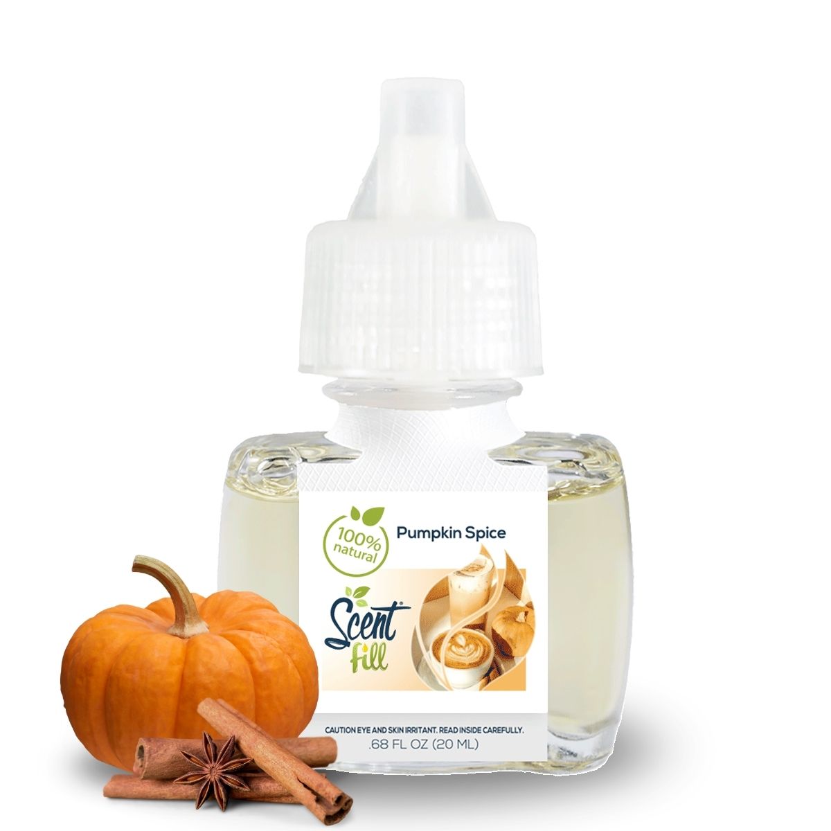 NEW! 100% Natural Pumpkin Spice Plug in Air Freshener Refill