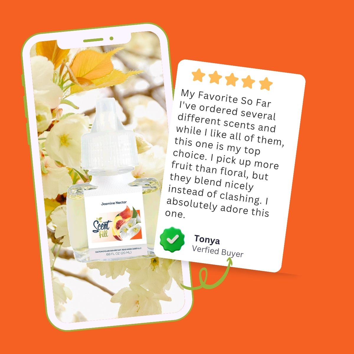 Jasmine Nectar Plug in Air Freshener Refill