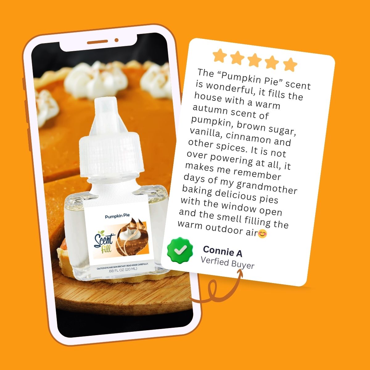 Pumpkin Pie Plug in Air Freshener Refill