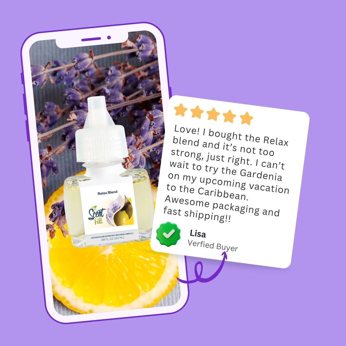 Relax Blend Plug in Air Freshener Refill