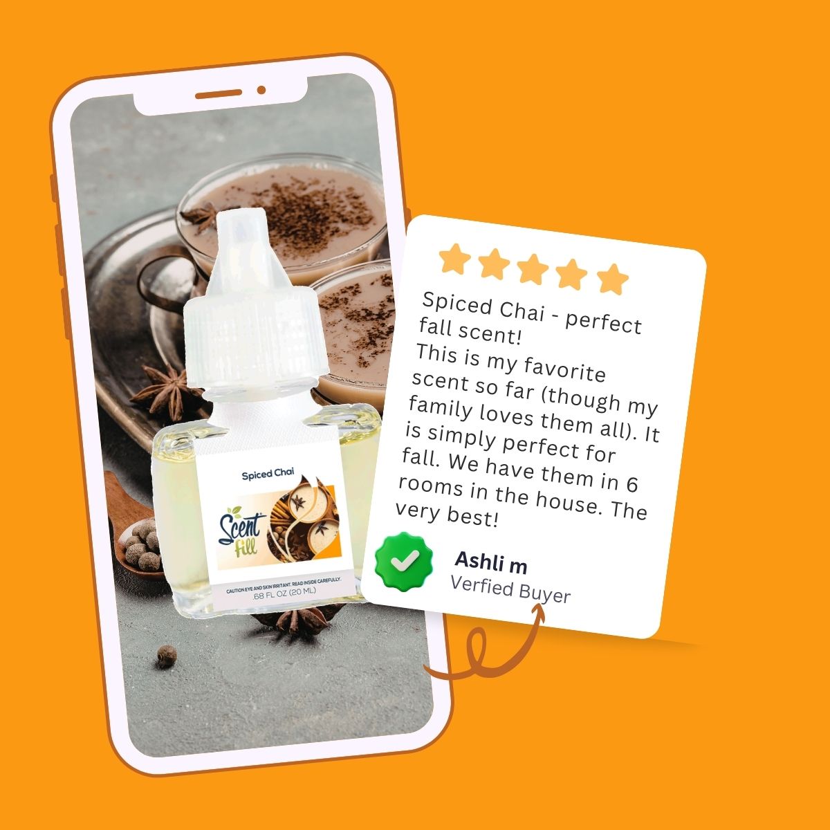 Spiced Chai Plug in Air Freshener Refill