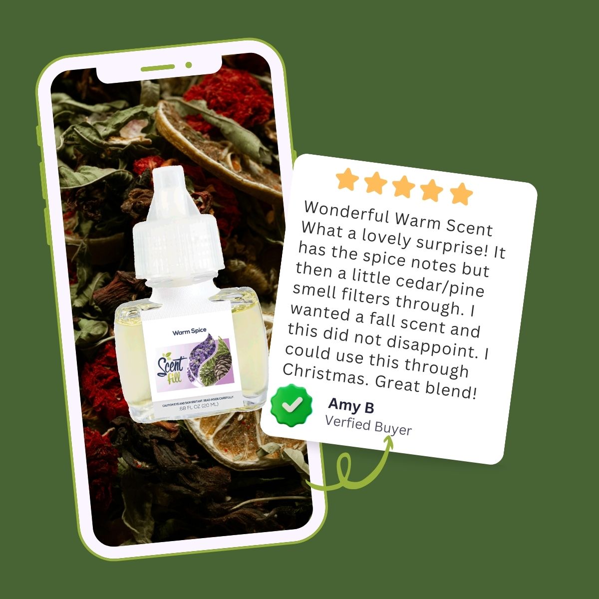 Warm Spice Plug in Air Freshener Refill